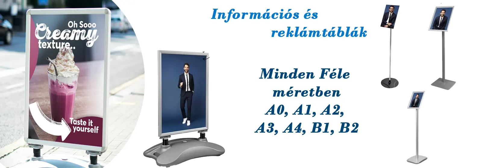 fali Reklámtábla és információs tábla